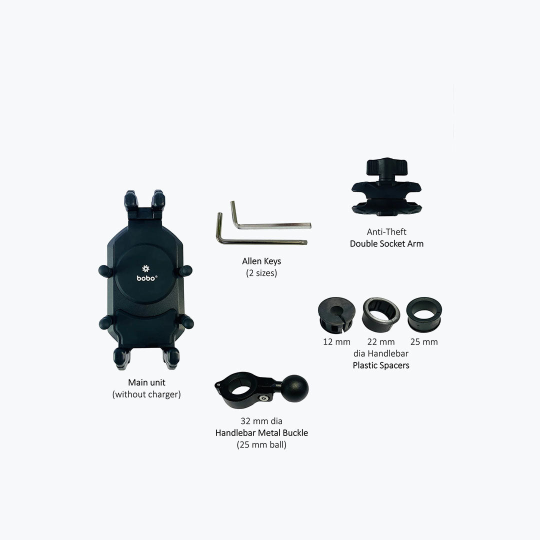 BOBO BM17H PRO HANDLEBAR ANTI-VIBRATION MOBILE HOLDER