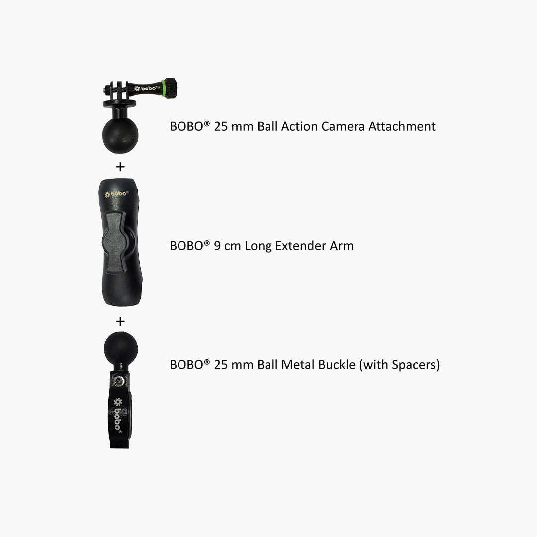 BOBO BM9 ACTION CAMERA BIKE MOUNT COMBO