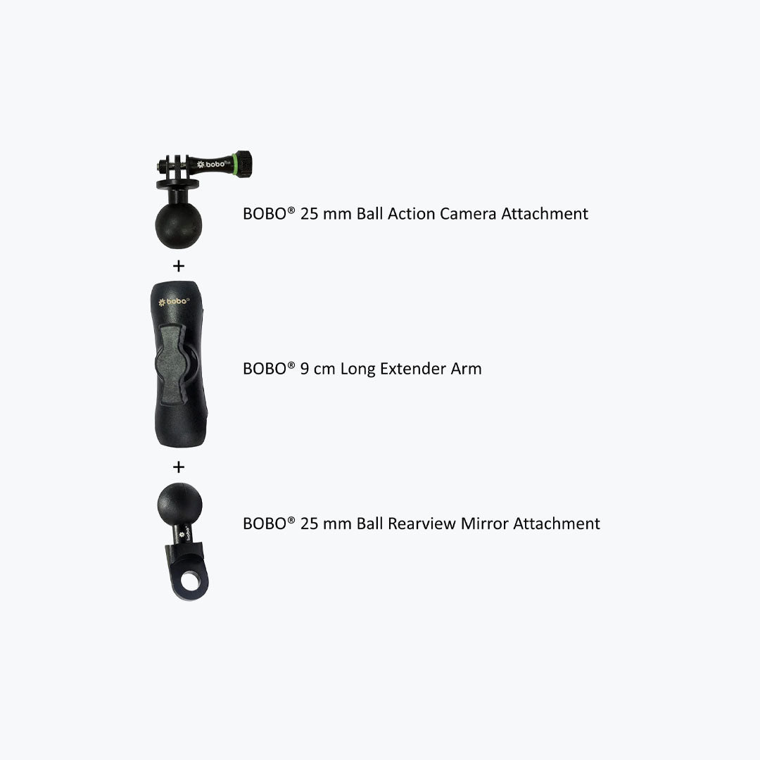 BOBO BM9 ACTION CAMERA BIKE MOUNT COMBO
