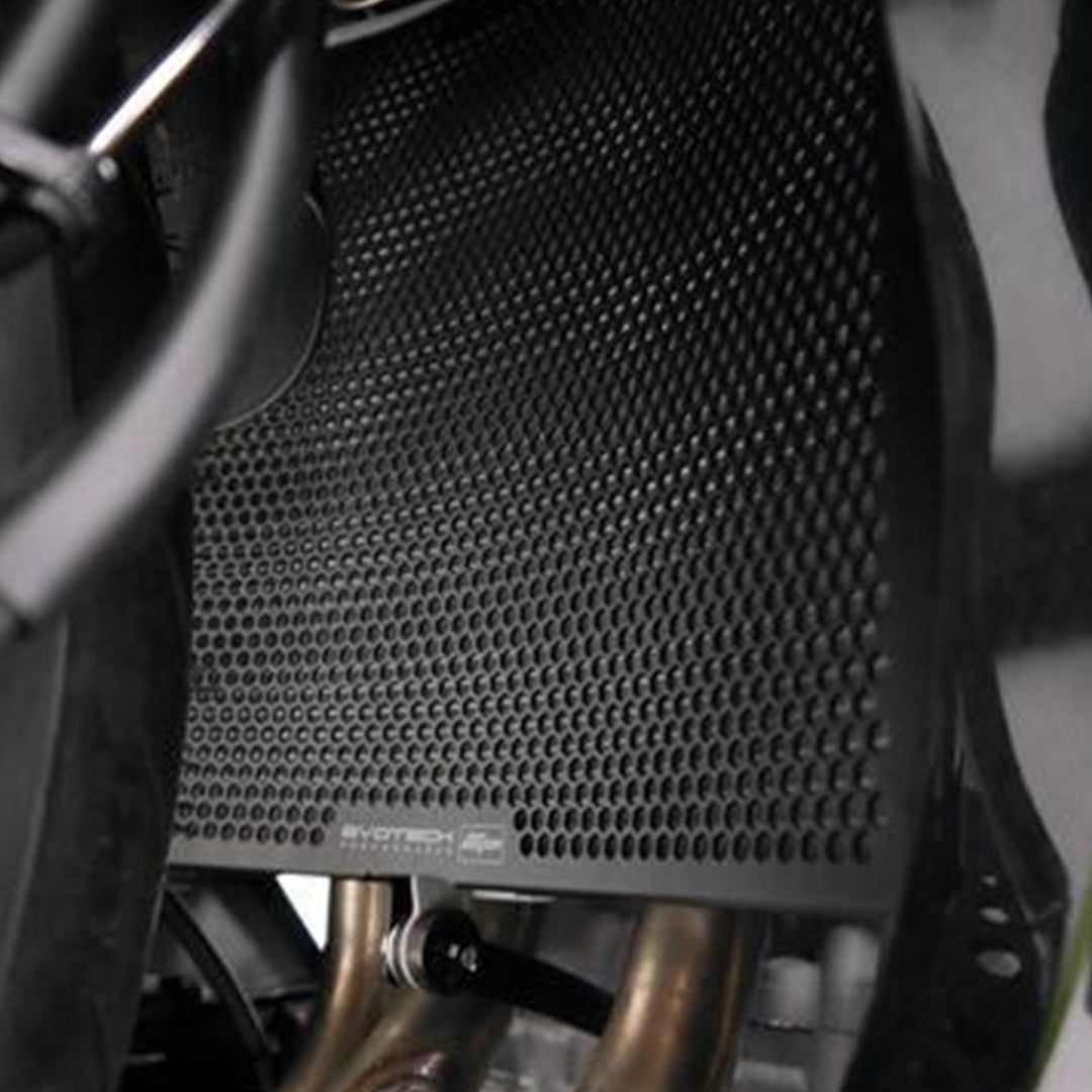 EVOTECH KAWASAKI ZX6R 2024 RADIATOR GRILL BLACK