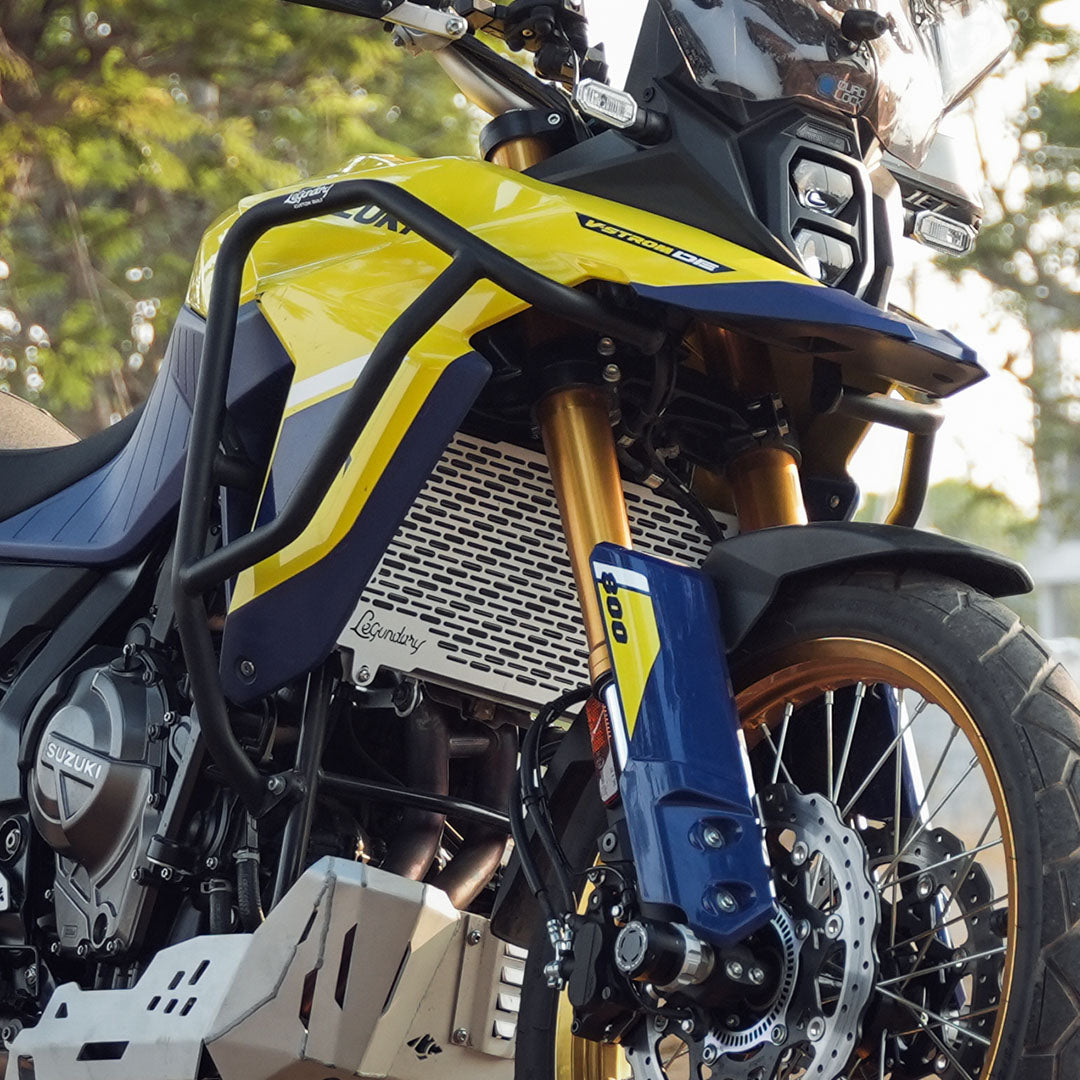 Legundary Suzuki V Strom 800DE Vector Radiator Grill Silver