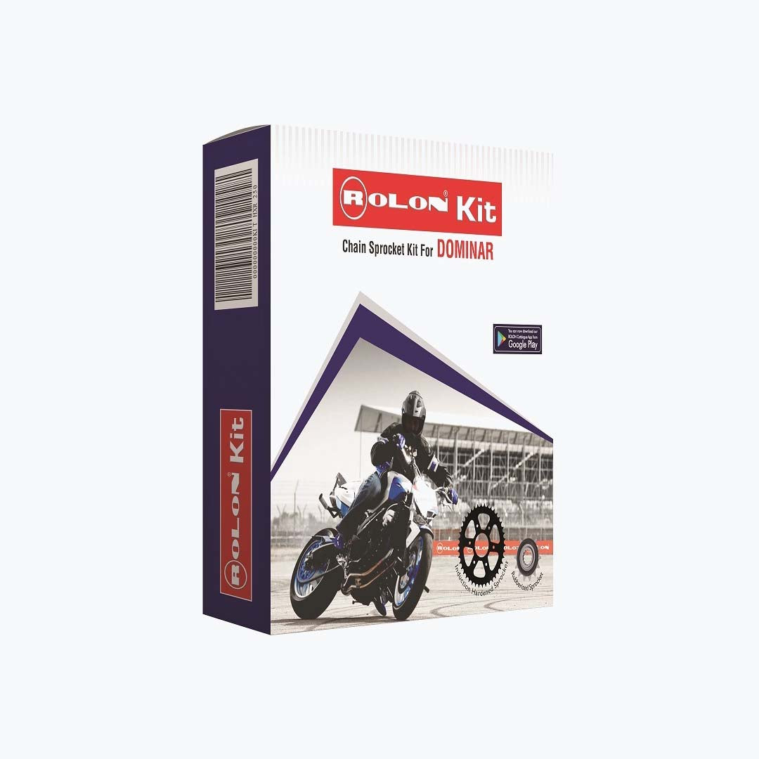 ROLON CHAIN SPROCKET KIT DOMINAR 400 Silver 250