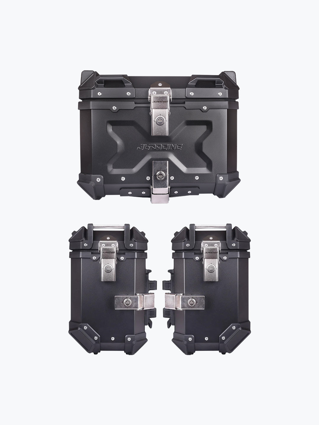 Set Of 3 Combo Of Jb Racing TC X45L Premium Black With Back Rest Pad + Jb Racing SB X36L Premium Black