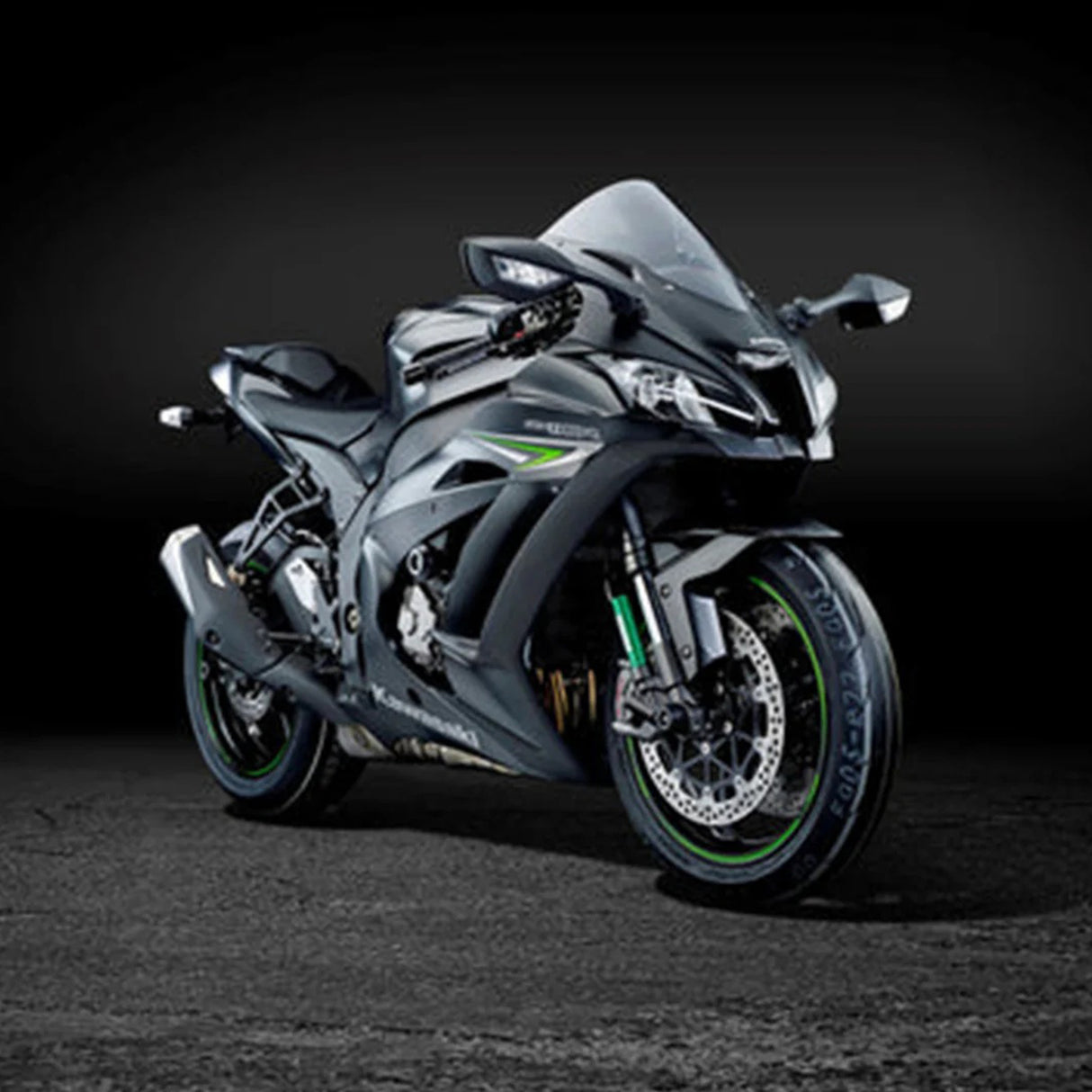 Kawasaki ZX-10R 2011+ Slider Black