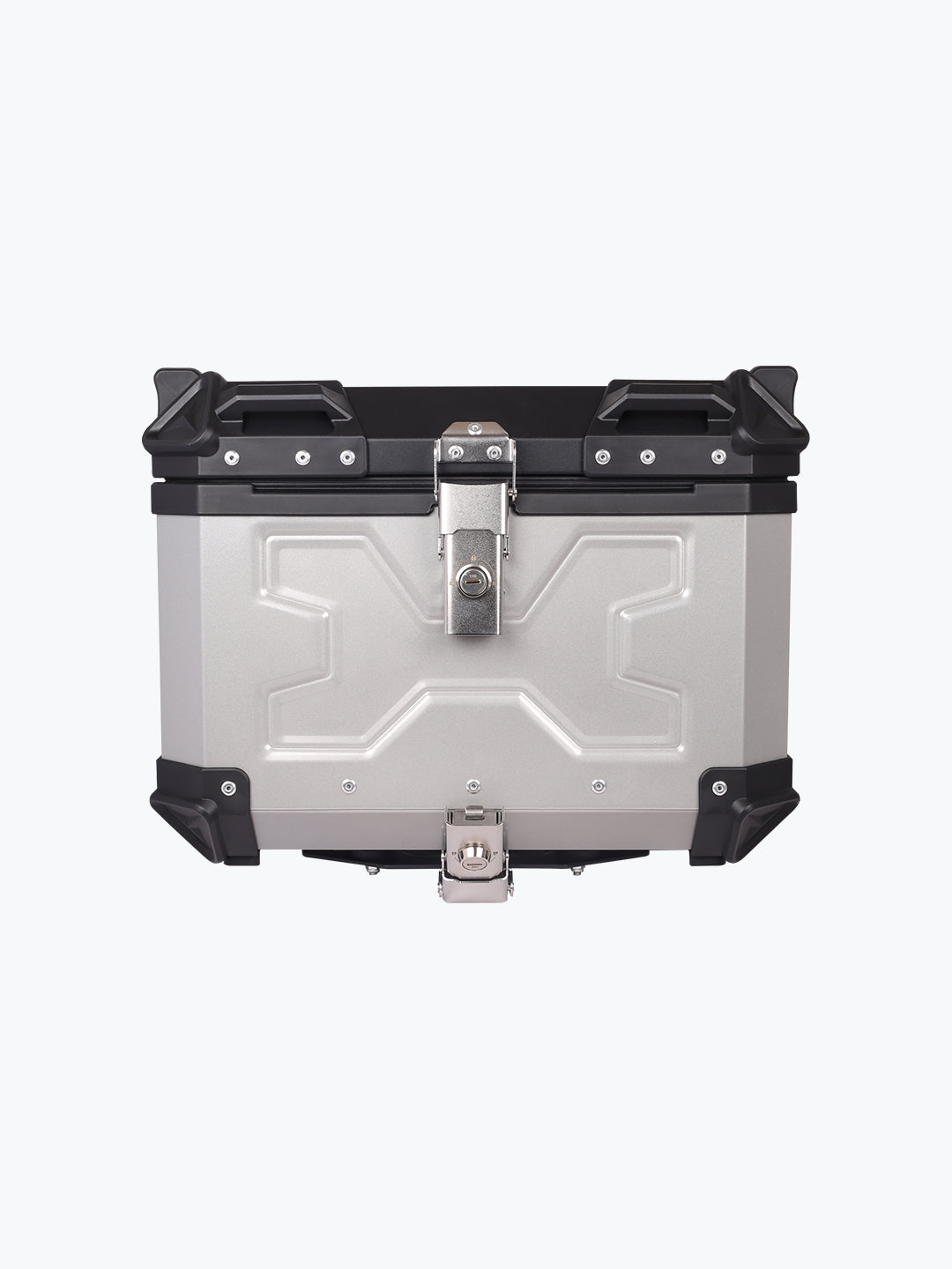Top Case 45L Aluminium Silver With Backrest Pad