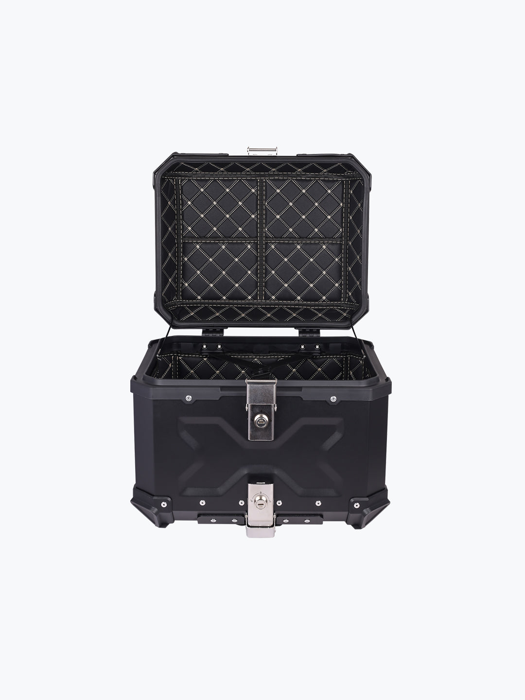 Top Case 45L X Aluminium Black With Backrest Pad