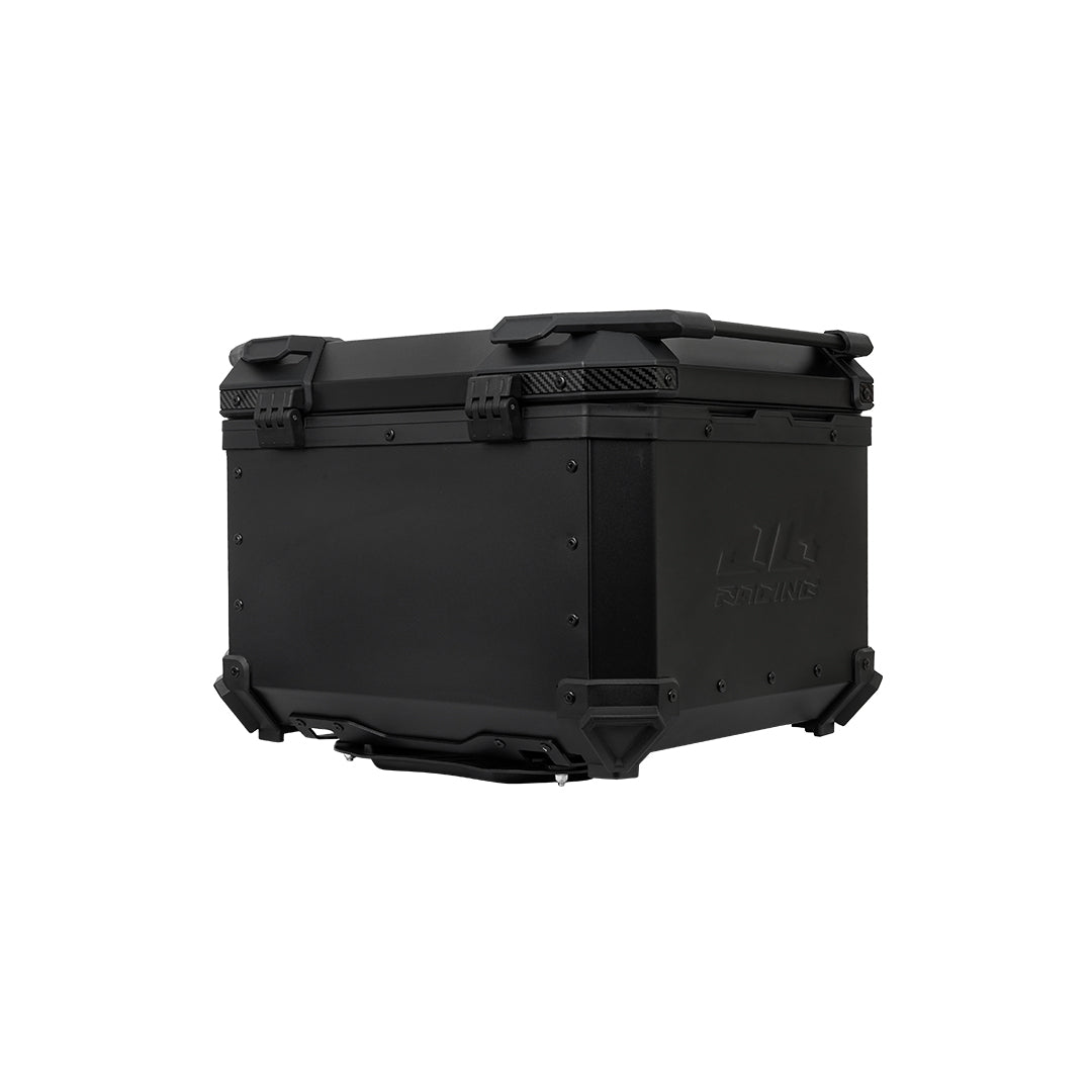 JB RACING Top Case 55L ROBO X CARBON BLACK PREMIUM WITH BACKREST PAD