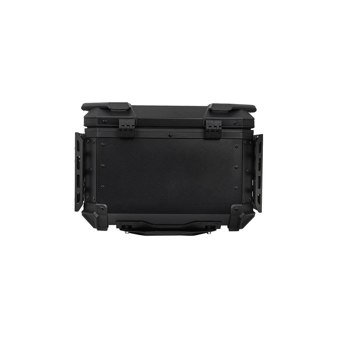 JB RACING Top Case 55L FENCE V2.0 PREMIUM BLACK WITH BACKREST PAD