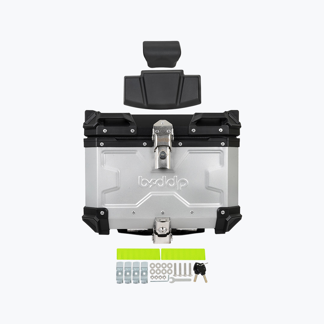 BSDDP TC ALUMINIUM 45L SILVER WITH BACKREST PAD
