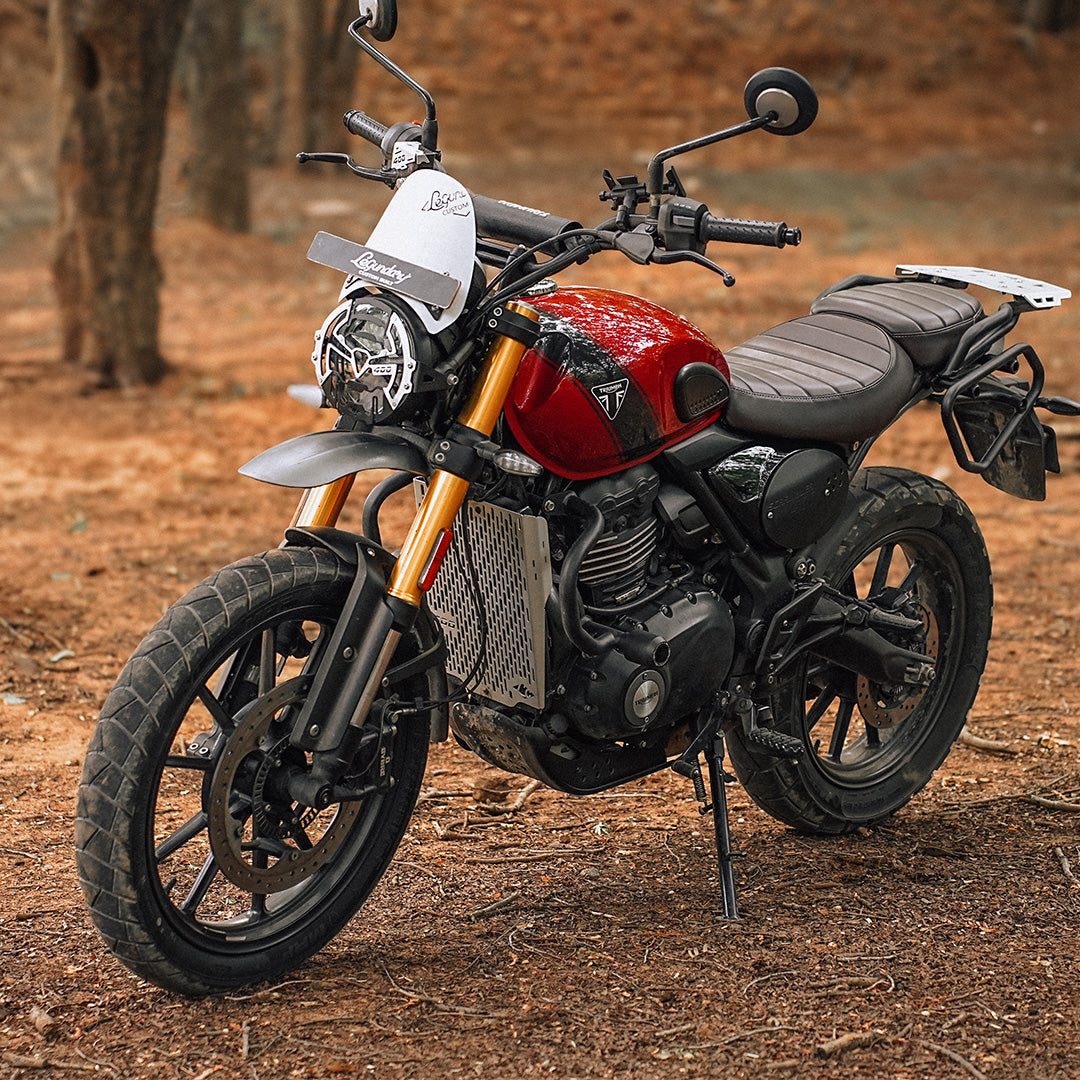 Legundary Triumph Scrambler 400 X Hector Crash Guard Black