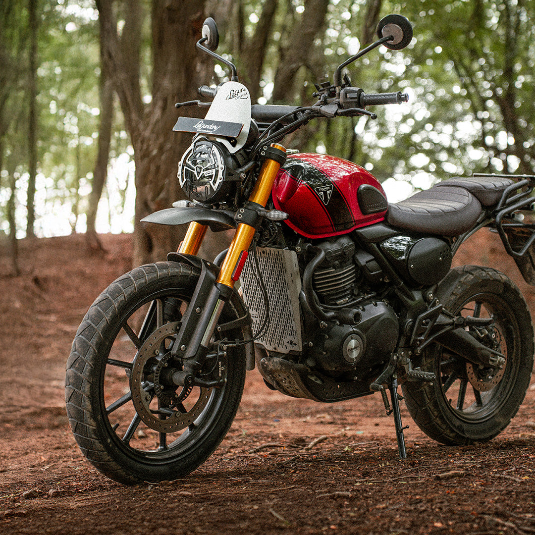 Legundary Triumph Scrambler 400 Zephyr Visor Silver