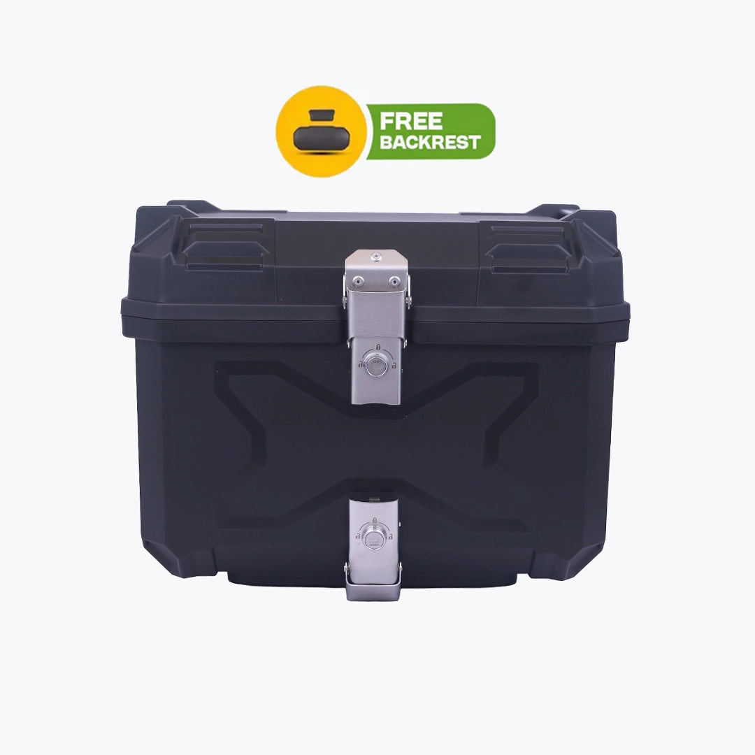 Top Case Box PP 45L Black With Backrest Pad