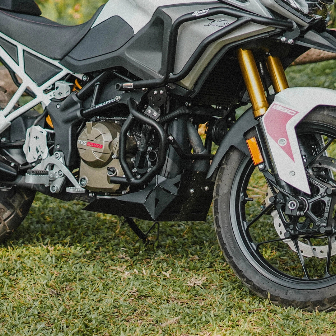 Legundary TVS APACHE RTX 300 VAMBRACE BASHPLATE AL BLACK