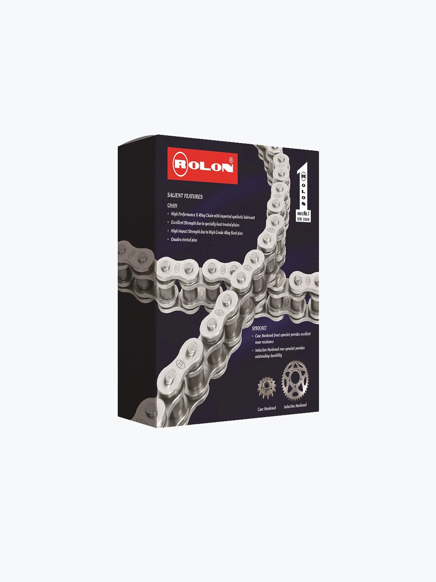 Chain Sprocket Kit Himalayan Silver Rolon 251 Bandidos pitstop