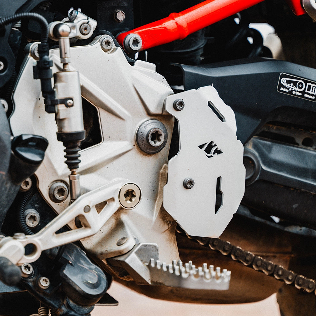 Legundary BMW F900 GS Titan Boot Guards Silver