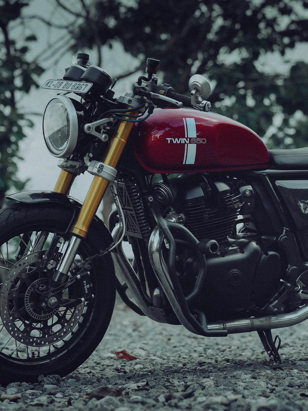 Legundary Interceptor 650 Thanos Crash Guard With Slider