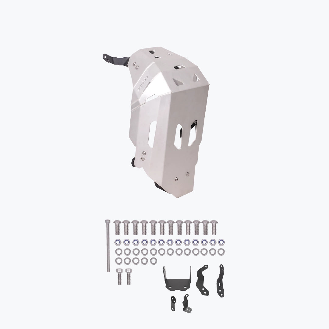 Legundary HONDA Transalp 750 Vambrace Bash Plate Silver