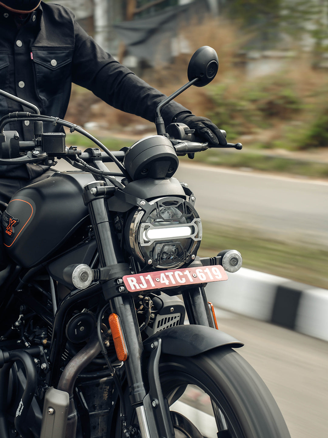 Legundary Harley Davidson 440X Mig Headlight Grill