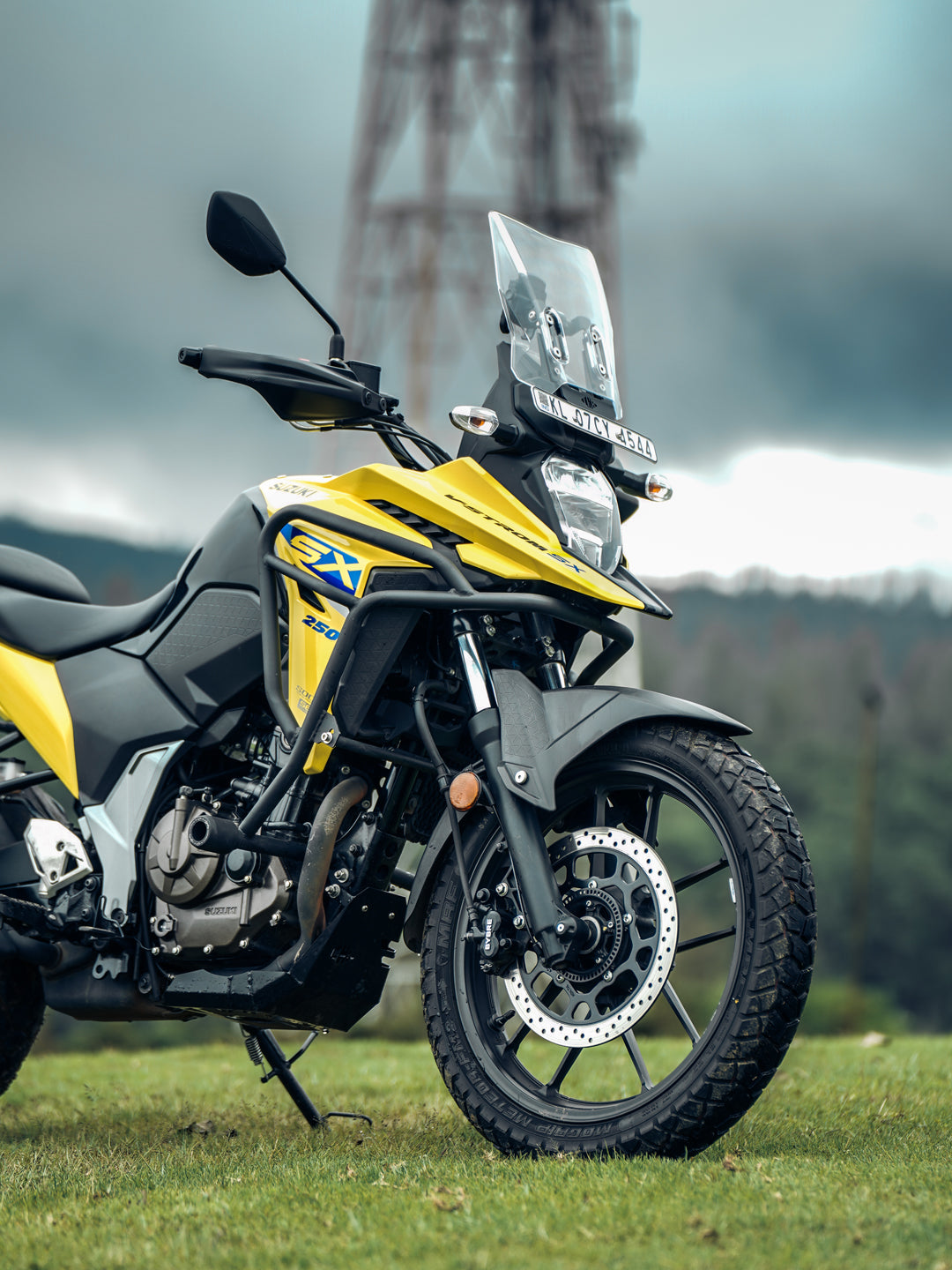 Legundary V Strom Adrinex Crashguard With Slider
