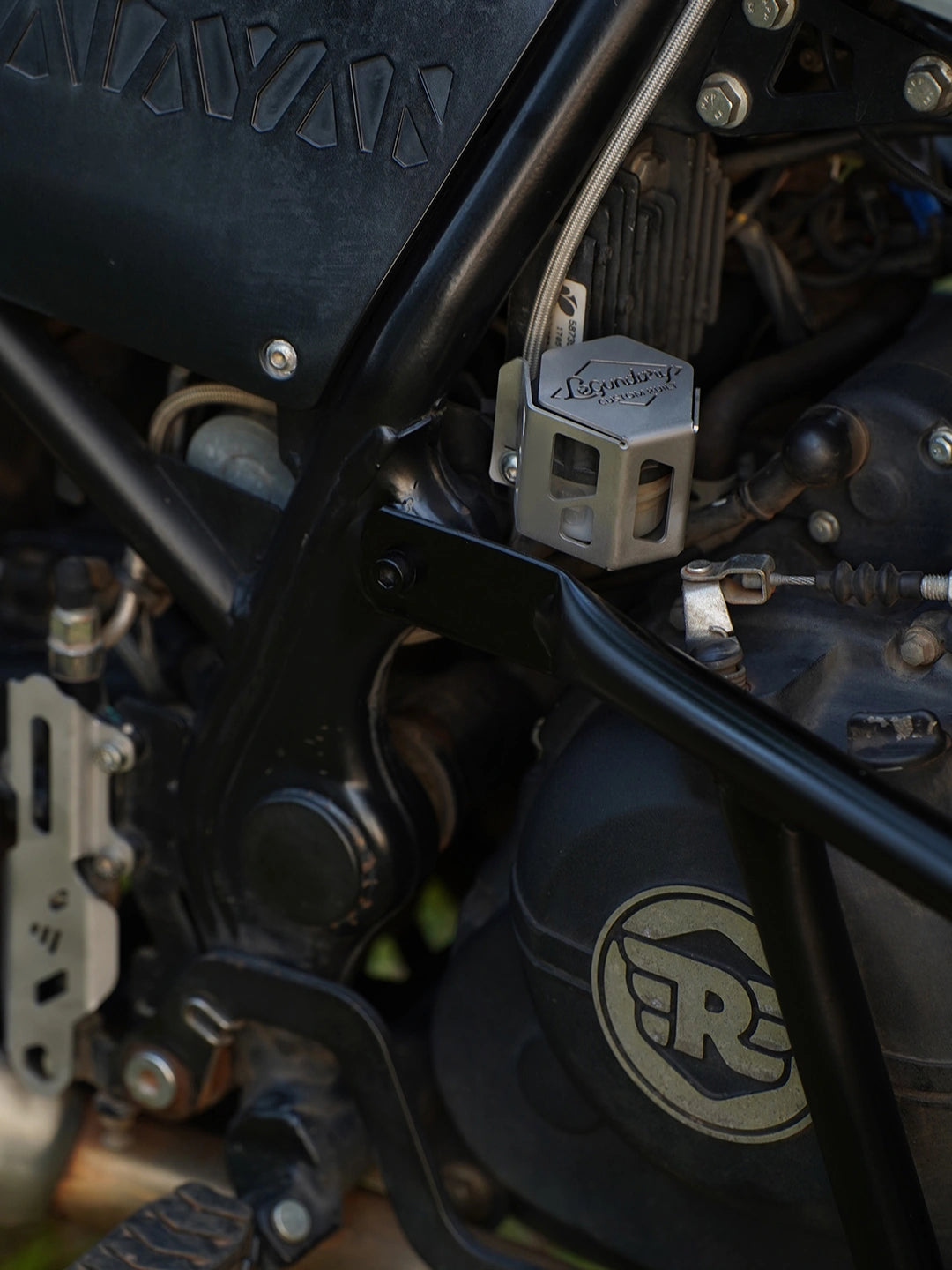 Legundary Himalayan Rear Brake Fluid Cap SS