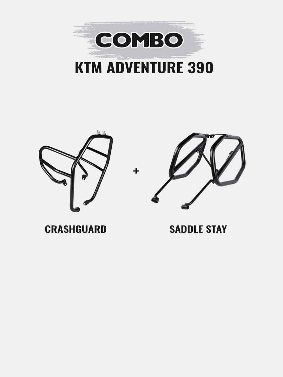 Adventure Combo Crash Guard+Saddle Stay Bandidos pitstop