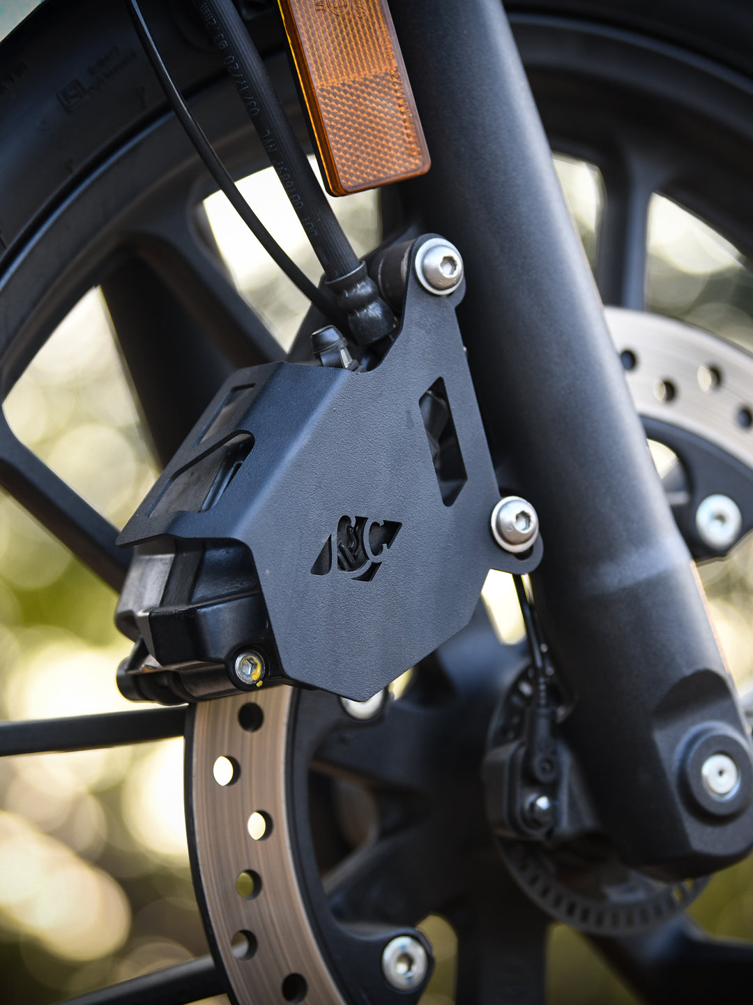 Legundary hness raider front disc caliper guard