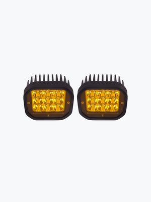 HJG 9 LED Fog Light With Yellow Cap Premium