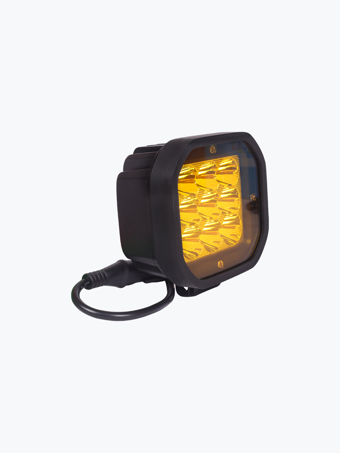 HJG 9 LED Fog Light With Yellow Cap Premium