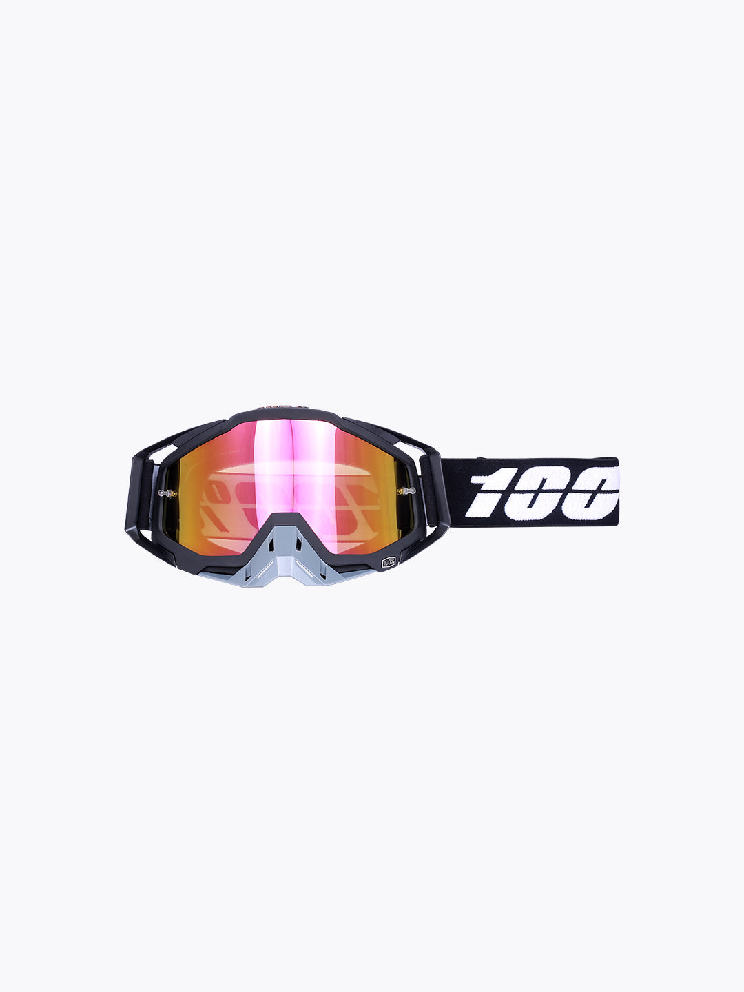 100% Goggles Grey Black Gold Tint With Box