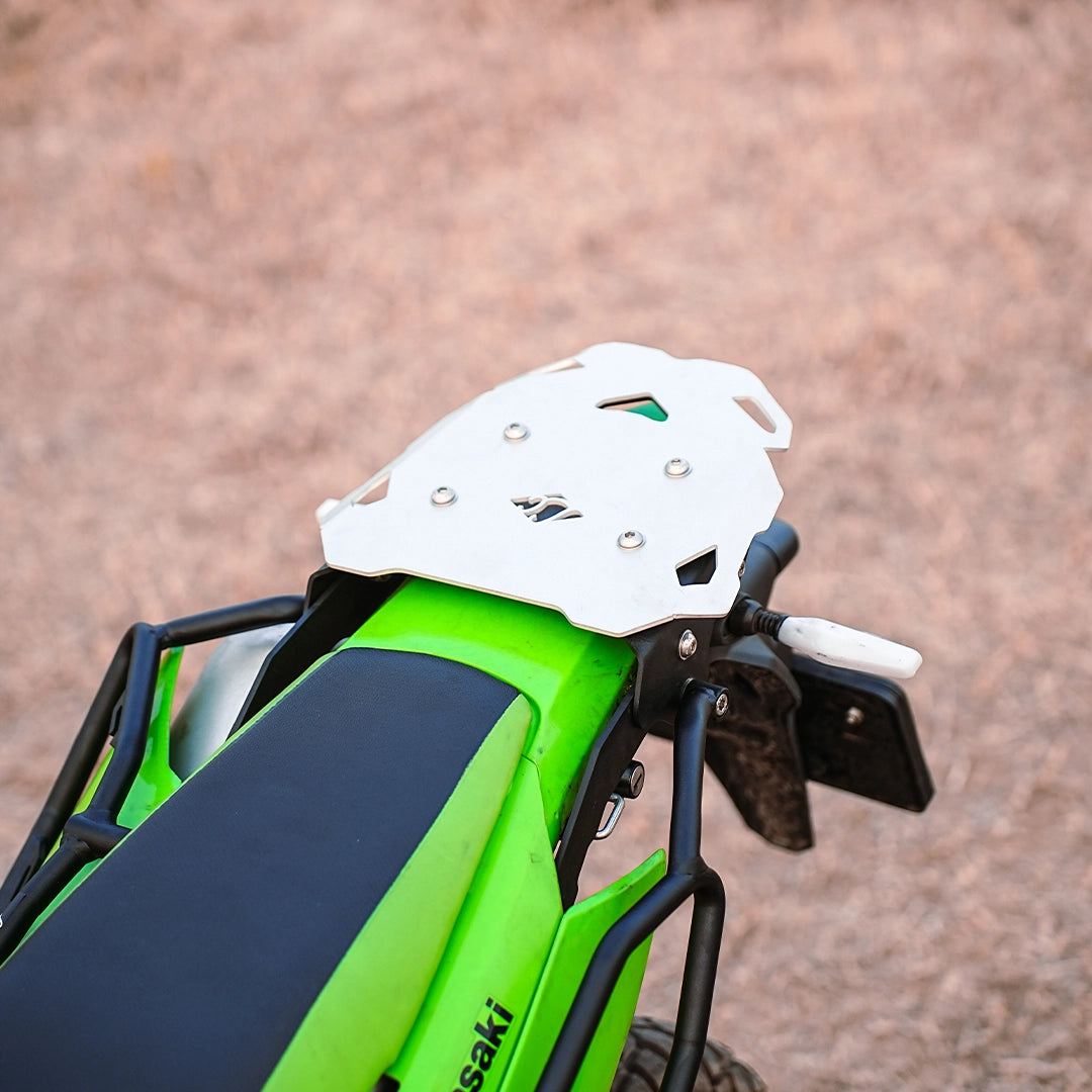 LEGUNDARY KAWASAKI KLX 230 HAULIER LUGGAGE CARRIER WITH SILVER PLATE(CBU/CKD VERSION)