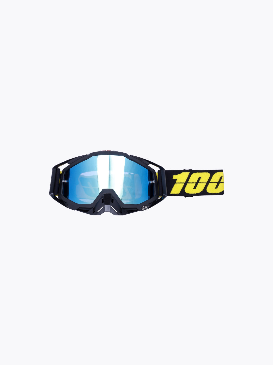 100% Goggles Black Blue Tint Without Box