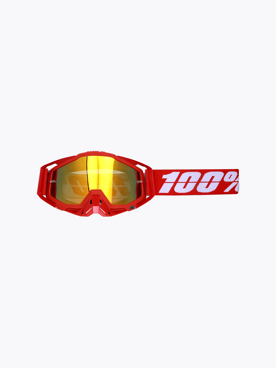 100% Goggles Red Gold Tint Without Box