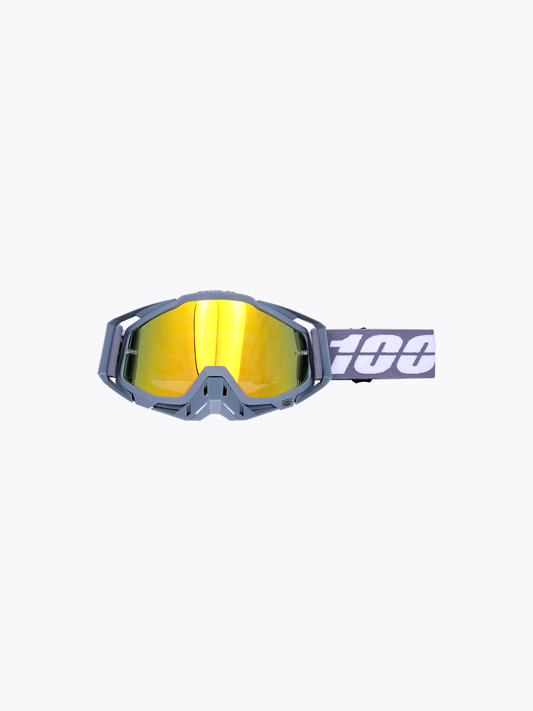 100% Goggles Grey Gold Tint With Box