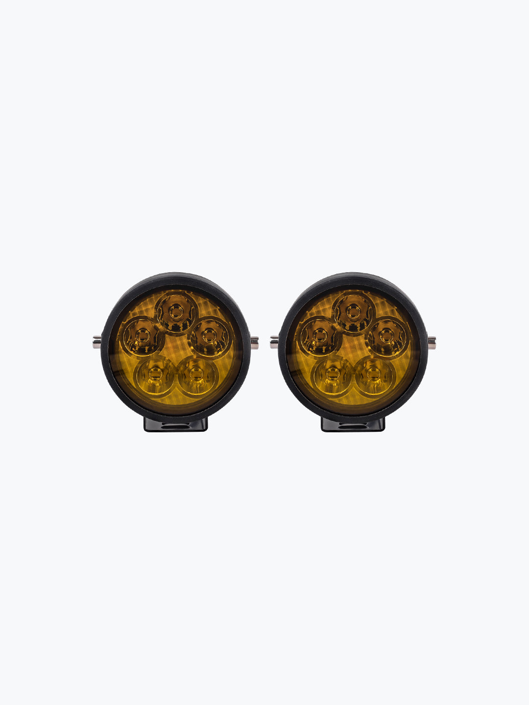 HJG 5 LED Cap Round Pair Foglight