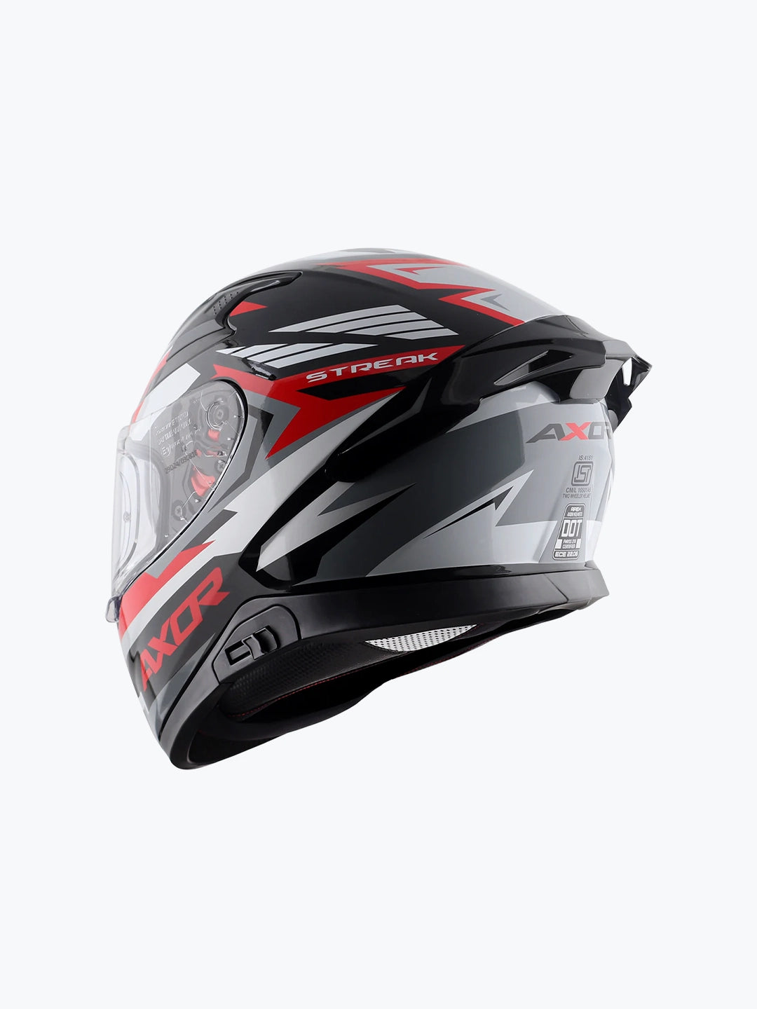 APEX Streak Helmet Black Red