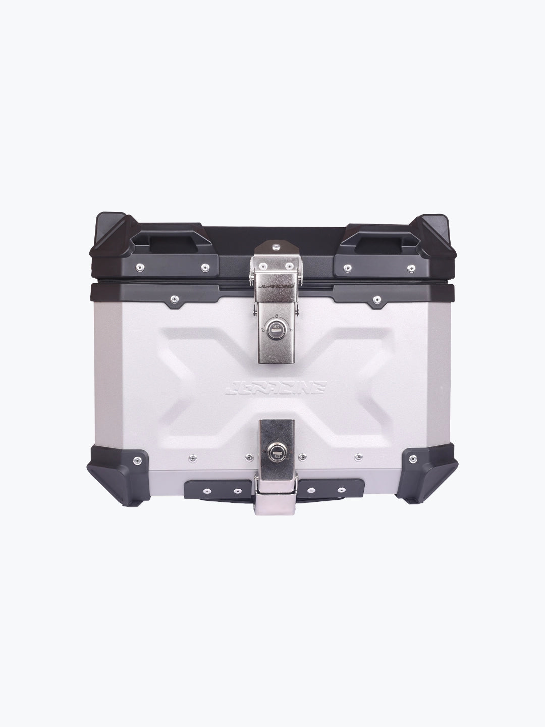 Jb Racing Top Case 45L Silver Premium With Back Rest Pad