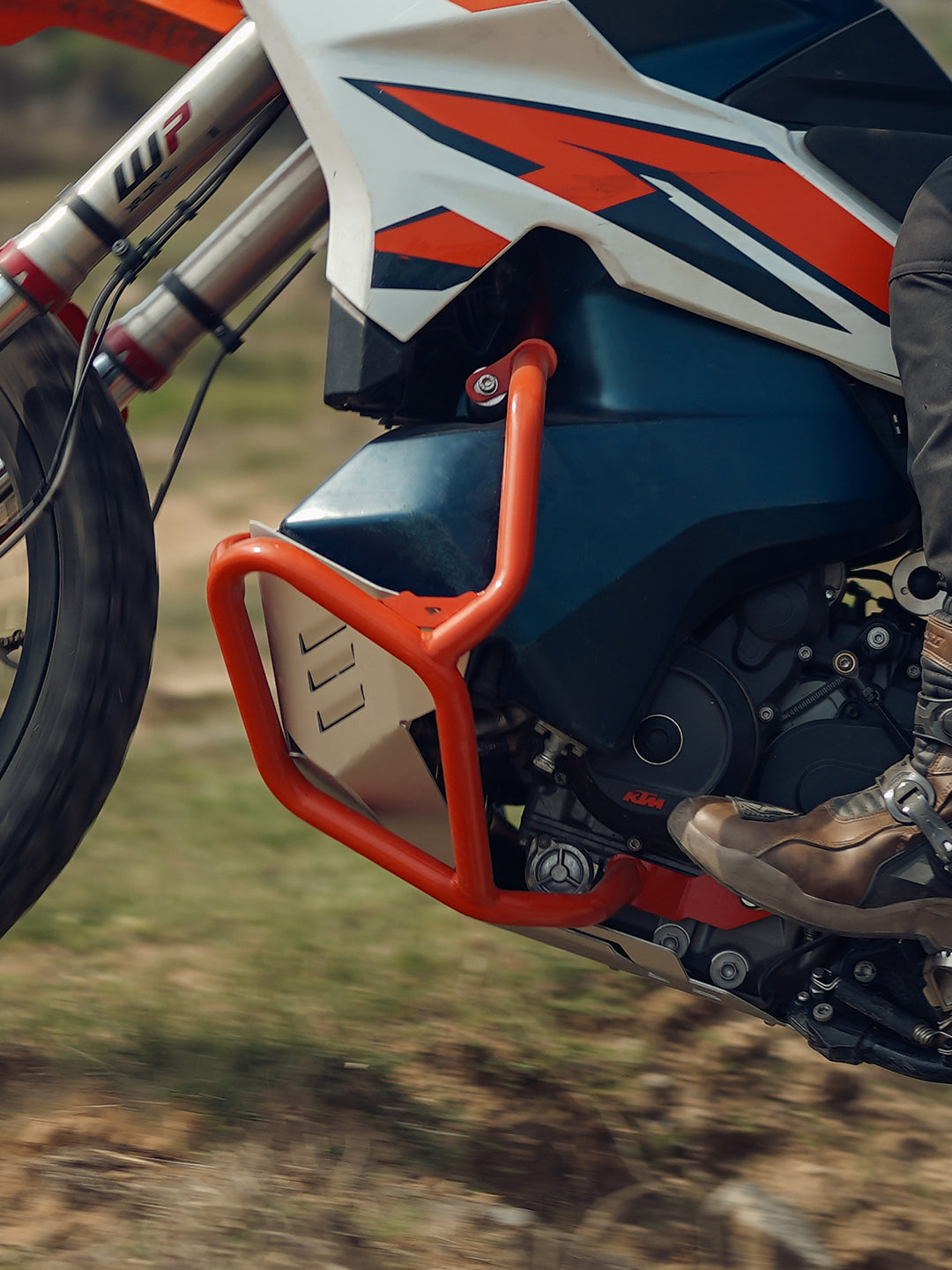 Legundary KTM ADV 890 Bellator Lower Crash Guard Orange