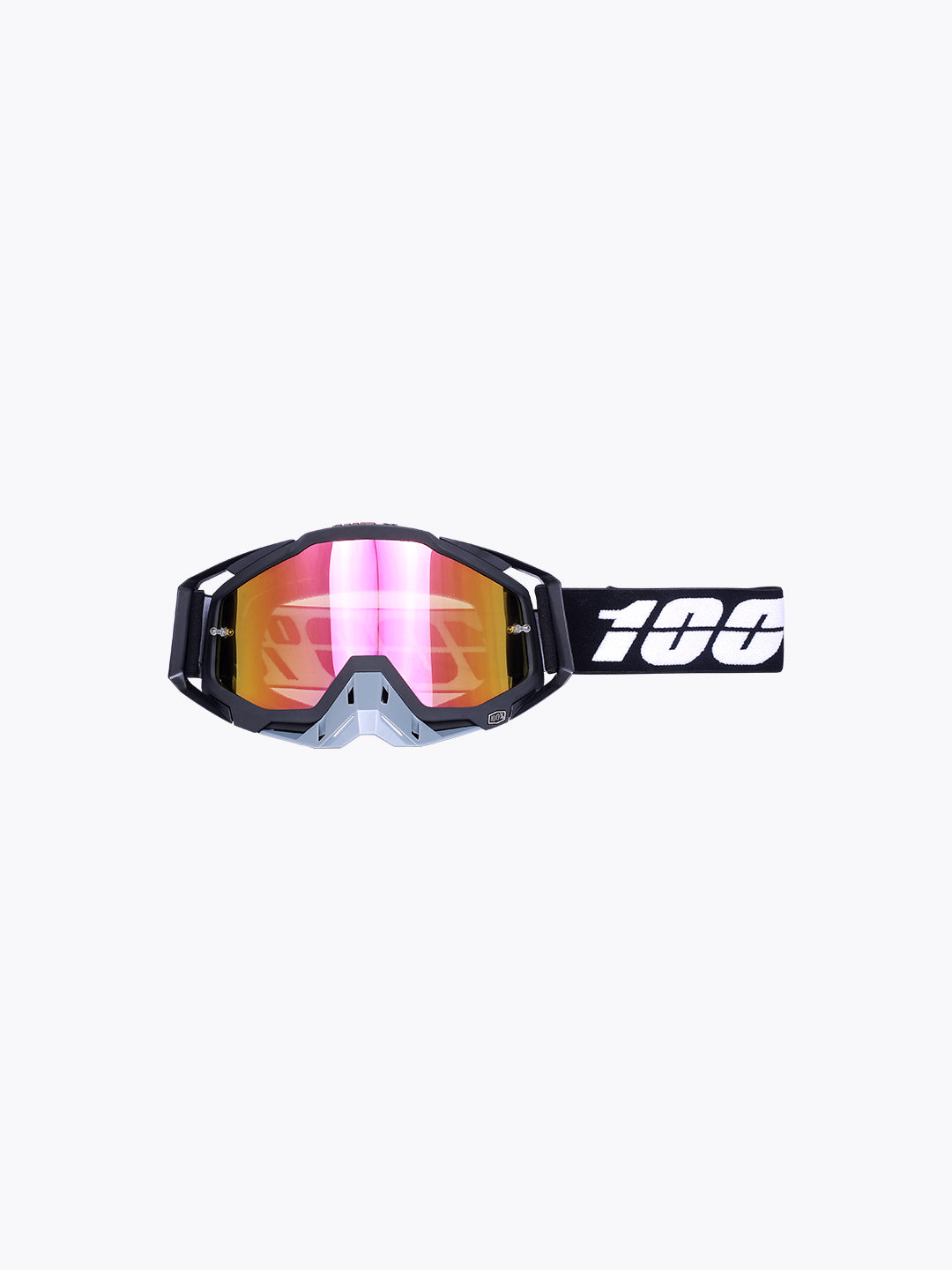 100% Goggles Grey Black Gold Tint Without Box