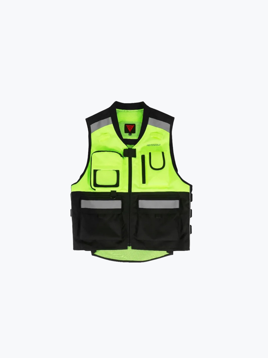 Motowolf Vest With Out Pad Black Green 0504