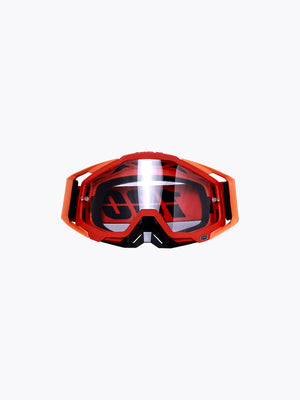 100% Goggles Black Red Orange Plain Tint Without Box