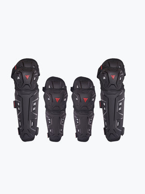 Motowolf Knee & Elbow Pad Black 1029