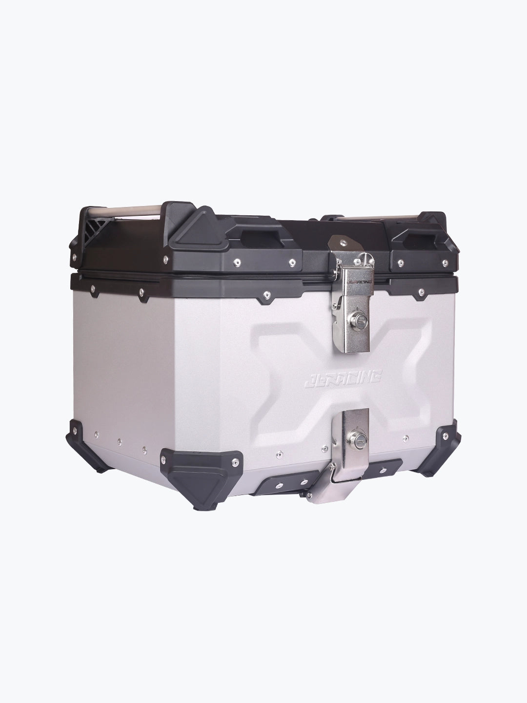 JB Racing Alloy 45L Top Case Box With Back Rest