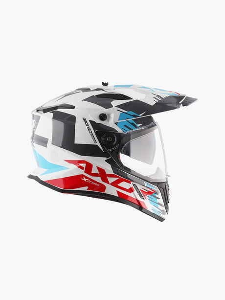 AXOR Apex X-Cross Dual Visor X1 White Red