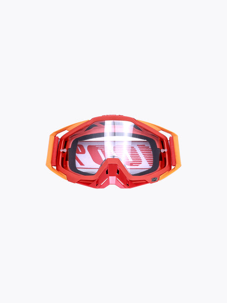 100% Goggles Red Orange Plain Tint Without Box