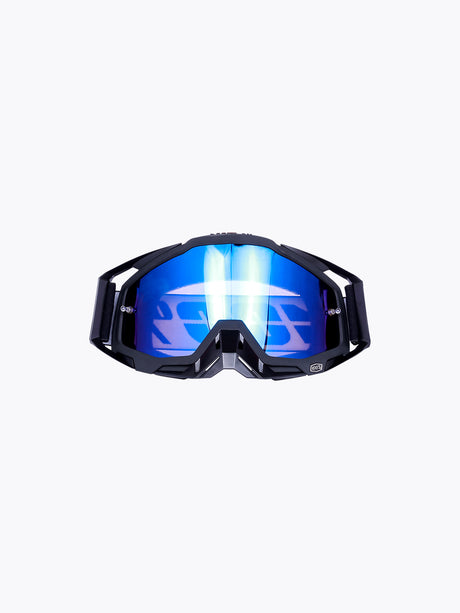 100% Goggles Black Blue Tint Without Box