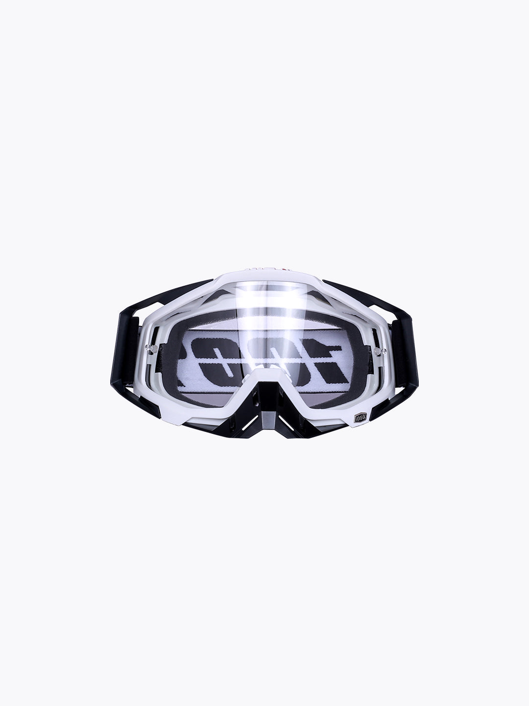 100% Goggles Black White Plain Tint Without Box