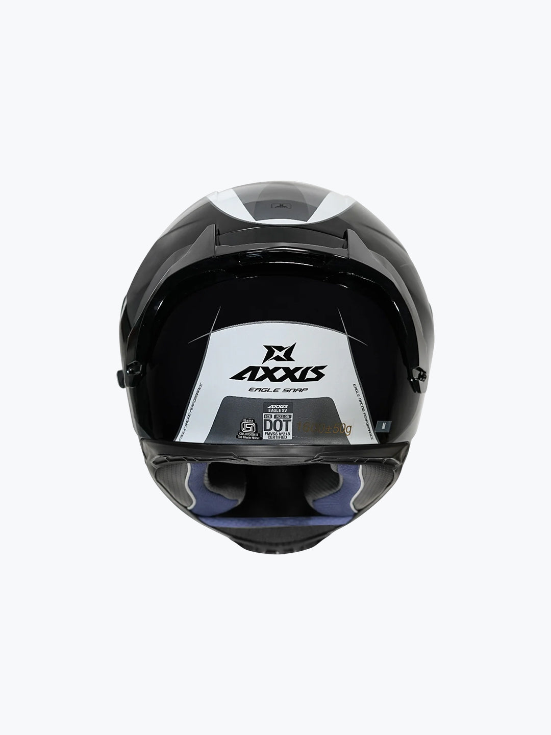 Axxis Eagle SV Snap Black Grey Full Face Helmet | Bandidos Pitstop