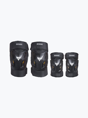 Motowolf Knee And Elbow Pad Black 1034