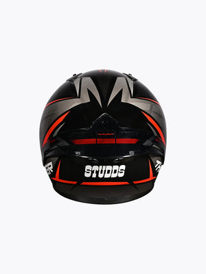 STUDDS Thunder D1 Lightvolt Black/ Grey N10 Orange