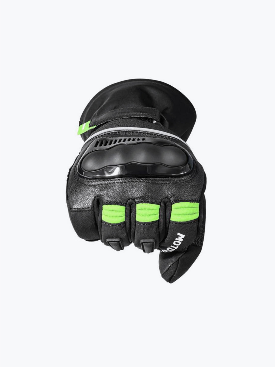 Motowolf Gloves Black Green 0318